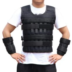 20kg Weighted Vest Adjustable Loading Weight Jacket Exercise Weightloading Vest Boxing Training Waistcoat AM -Cosmetics Promotion Store 191535709 max