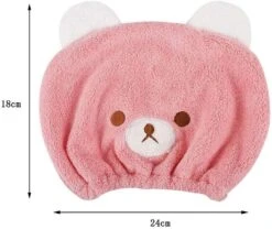 Kids Super Absorbent Dry Hair Cap Quick Drying Wrap Towel Hat Cartoon Bear Head Towel Cap 8 Kids Super Absorbent Dry Hair Cap Quick Drying Wrap Towel Hat Cartoon Bear Head Towel Cap -Cosmetics Promotion Store 195635276 max