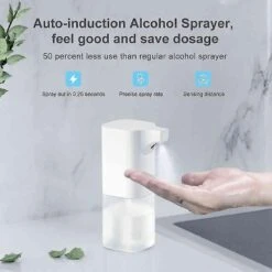 Automatic Contactless Alcohol Dispenser Contactless Alcohol Spray Machine Sensor Contact Soap Dispenser 8 Automatic Contactless Alcohol Dispenser Contactless Alcohol Spray Machine Sensor Contact Soap Dispenser -Cosmetics Promotion Store 206777532 max