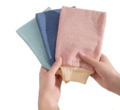3 Pack Deep Body Scrub Exfoliating Glove,bath Gloves