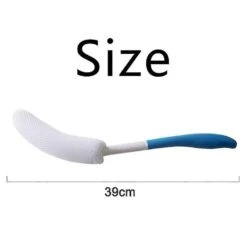 Long Anti-slip Curve Handled Bath Body Brush, Easy Reach For Seniors, Suitable For Elderly/pregnant Aid Bathing & Shower -Cosmetics Promotion Store 219450829 max 1
