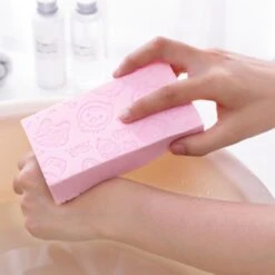 4 Pieces Bathing Sponge Shower Sponge Exfoliating Bathing Sponge