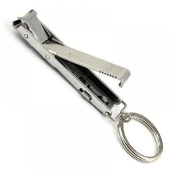 1pc Nail Clipper Stainless Steel Foldable Nail Cutter Manicure Travel Fingernail Cutting @bugu