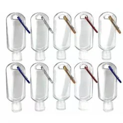 10pc 50ml Portable Hand Sanitizers Bottles Press Bottles / Dispensers Hanging Inverted B -Cosmetics Promotion Store 264625765 max