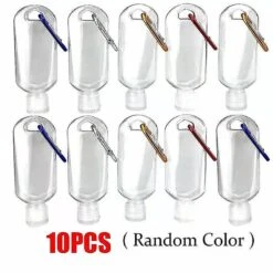 10pc 50ml Portable Hand Sanitizers Bottles Press Bottles / Dispensers Hanging Inverted B -Cosmetics Promotion Store 264626001 max