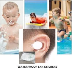 60pcs Ear Covers For Shower, Waterproof Ear Stickers Newborn Ear For Swimming Shower B -Cosmetics Promotion Store 418533560 max