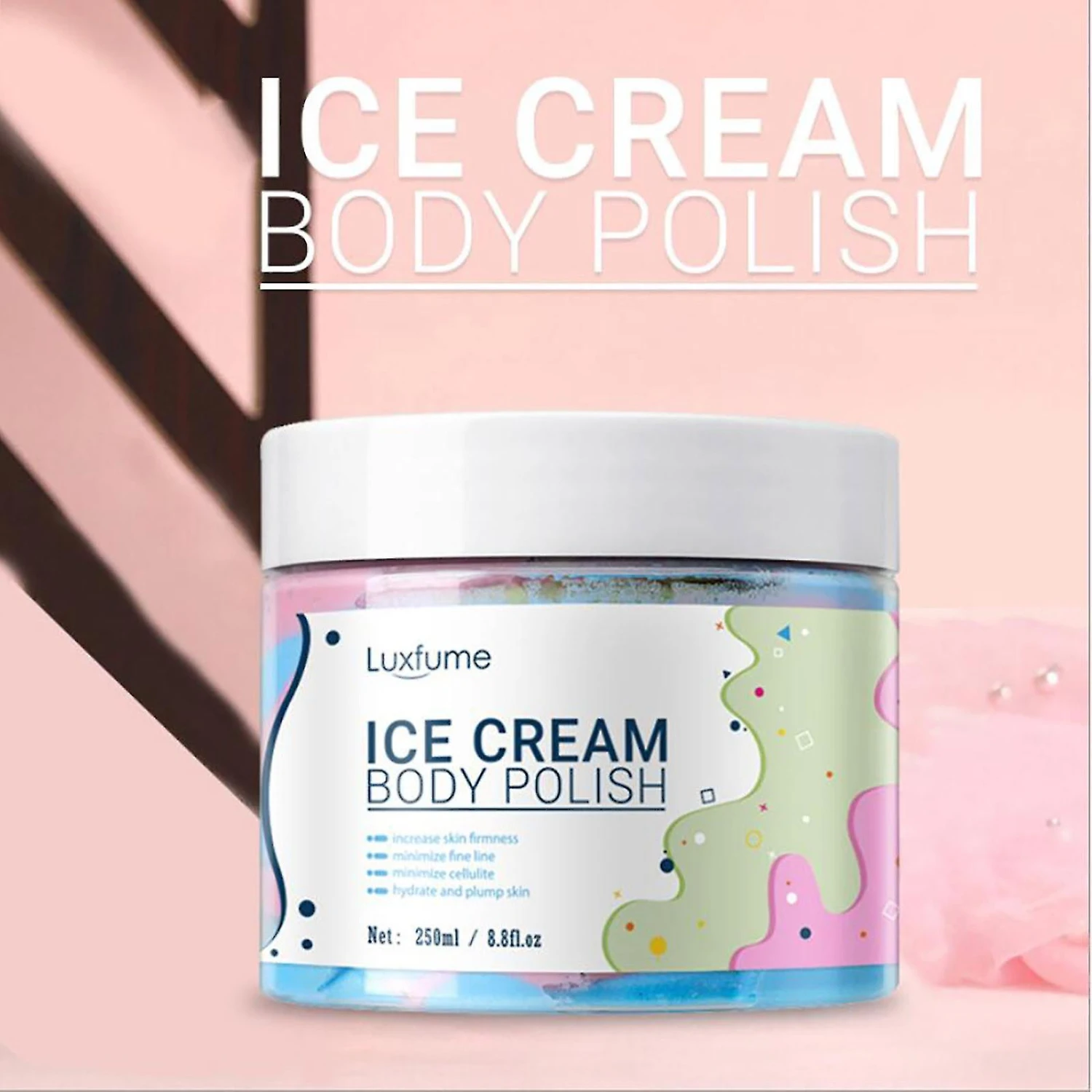 Luxfume Tricolor Creamy Soap Body Scrub 5 Luxfume Tricolor Creamy Soap Body Scrub - Image 5