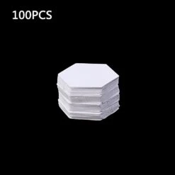Hexagon Templates Set Of 100 Handmade Patchwork Tool Accessory Supplies 8MM