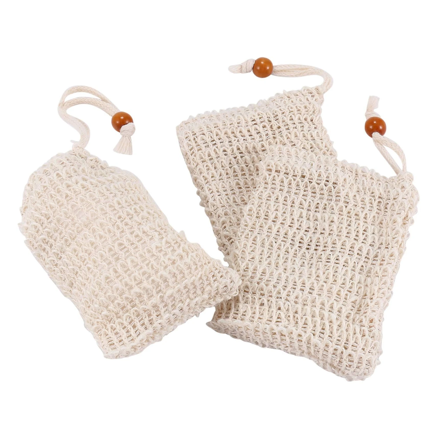 Shower Bath Sisal Soap Bag Natural Sisal Soap Bag Exfoliating Soap Saver Pouch Holder 20pcs 2 Shower Bath Sisal Soap Bag Natural Sisal Soap Bag Exfoliating Soap Saver Pouch Holder 20pcs - Image 2