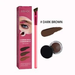 Eyebrow Gel Contour Makeup Brush Reusable Eyebrow Stencils&waterproof Eyebrow Gel For Masquerade Balls And Evening Parties Taupe -Cosmetics Promotion Store 643982669 max
