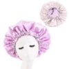 3pcs Sleeping Cap Night Caps Beauty Perm Cap Chemo Hat Satin Hood Night Headgear Sleeping Soft Hair Turbans