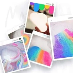 Wabjtam Rainbow Cloud Bath Bomb, Float On Water&release Vivid Rainbow Color, Moisturize Dry Skin,good For Bubble & Spa Bath (4-pack) 6 Wabjtam Rainbow Cloud Bath Bomb, Float On Water&release Vivid Rainbow Color, Moisturize Dry Skin,good For Bubble & Spa Bath (4-pack) -Cosmetics Promotion Store 728674367 max