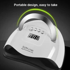 Nail Dryer 220w 4-speed Led Nail Lamp Uv Gel Baking Light For Drying All EU 220W -Cosmetics Promotion Store 756759359 max