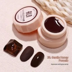 Japanese Solid Glue Nail Polish Gel - Popular Color Canned Solid Cream Painting -Cosmetics Promotion Store 780733634 max