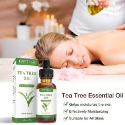 30ml Pure Plant Essential Oil For Skin Moisturizer Tea Tree Essential Oil Facial Essence Repair Whitening Moisturizing