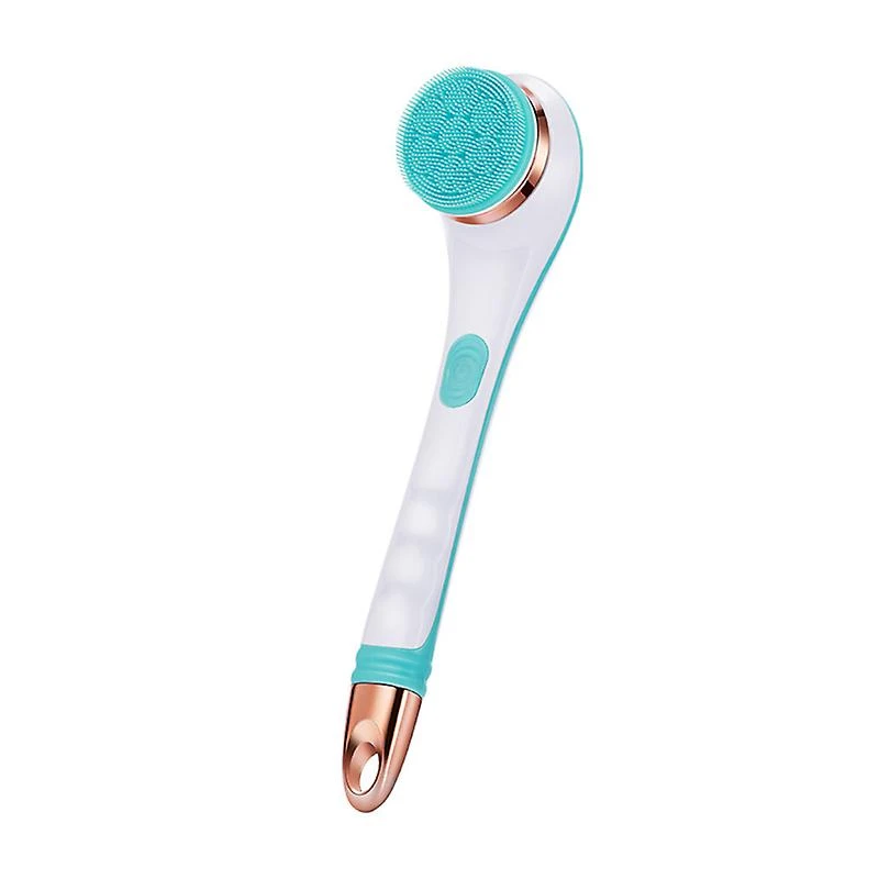 Usb Rechargeable Bath Brush Silicone Back Scrubber Body Cleaning Blue 5 Usb Rechargeable Bath Brush Silicone Back Scrubber Body Cleaning Blue - Image 5