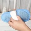 Exfoliating Bath Gloves - Removes Dead Skin Cells & Exfoliates, Deep Cleans Pores 1 Piece (pink)