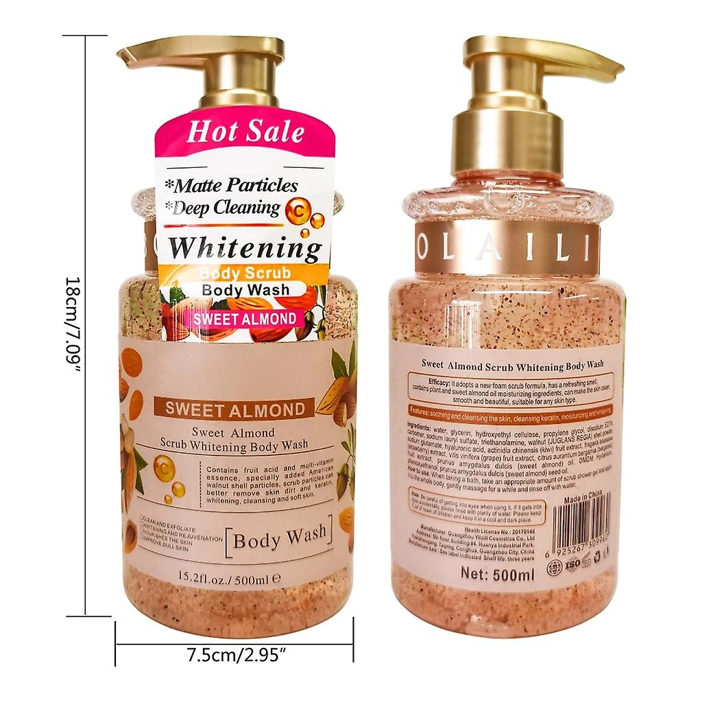 Scrub Body Wash Moisturizing Shower Gels Brightening Skin Beauty Treatments 3 Scrub Body Wash Moisturizing Shower Gels Brightening Skin Beauty Treatments - Image 3