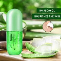 Aloe Vera Capsule Gel 50ml Clear Acne Sun Damage Repair