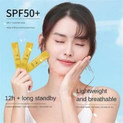 Spf50+ Sunscreen Cream Sunscreen Lotion Long-lasting Uv Protection Cream Moist Refreshing Suncream 3PCS -Cosmetics Promotion Store 888692003 max