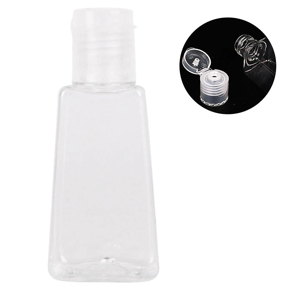 10/50/100pcs 30ml Transparent Plastic Trapezoidal Empty Squeeze Bottles With Flip Cap Refillable Hand Sanitizer Container 1 10/50/100pcs 30ml Transparent Plastic Trapezoidal Empty Squeeze Bottles With Flip Cap Refillable Hand Sanitizer Container