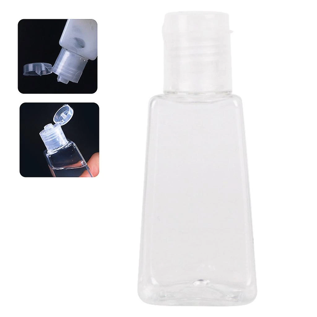 10/50/100pcs 30ml Transparent Plastic Trapezoidal Empty Squeeze Bottles With Flip Cap Refillable Hand Sanitizer Container 3 10/50/100pcs 30ml Transparent Plastic Trapezoidal Empty Squeeze Bottles With Flip Cap Refillable Hand Sanitizer Container - Image 3