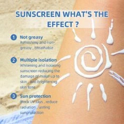 1/2pcs Sunscreen Korean Birch Sunscreen Spf 50+ Pa++++ Sun Cream Long-lasting 2Pcs