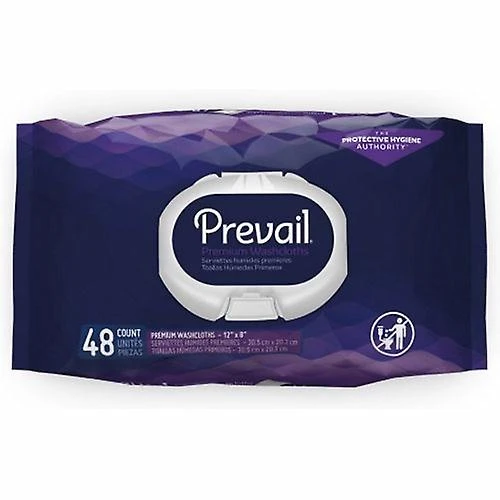 First Quality Personal Wipe Prevail Premium Soft Pack Aloe / Vitamin E / Chamomile Fresh Scent 48 Count, Count Of 1 (Pack Of 4)