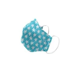 Green Sprouts Reusable Children Face Mask Aqua Starfish, 1 Count (Pack Of 1)