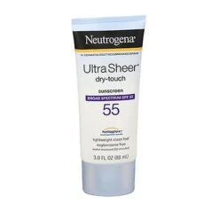 Neutrogena Ultra Sheer Dry-Touch Sunscreen Lotion Spf 55, 3 Oz (Pack Of 1)