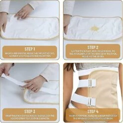 Otwoo Reusable Castor Oil Pack Skin-friendly Breathable Castor Oil Pack For Aid Sleep Neck Waist White -Cosmetics Promotion Store 937440169 max