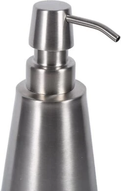 9.5*24.5cm Large Capacity Soap Dispenser Stainless Steel Liquid Soap Pump Dispenser For Bubble Bath Hand Soap For Kitchen And Bathroom