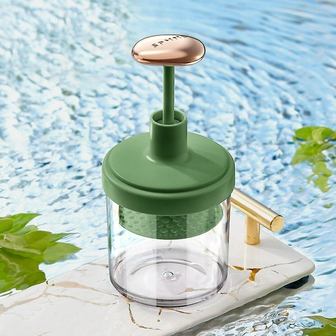 Bubbler Facial Cleanser Portable Shower Gel Shampoo Manual Press Type Bubbler Green 3 Bubbler Facial Cleanser Portable Shower Gel Shampoo Manual Press Type Bubbler Green - Image 3