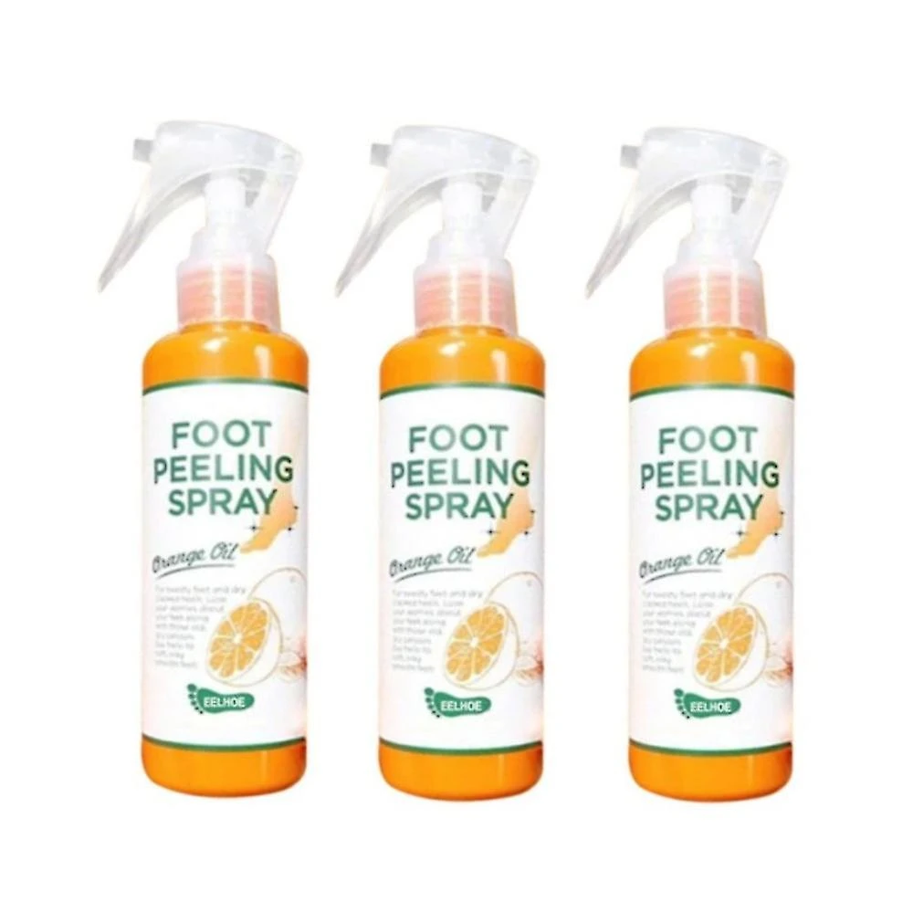 3pcs 100ml Foot Peeling Spray Natural Orange Essence Pedicure Foot Hand Dead Skin Exfoliator Whiten Foot Care Spray 2 3pcs 100ml Foot Peeling Spray Natural Orange Essence Pedicure Foot Hand Dead Skin Exfoliator Whiten Foot Care Spray - Image 2