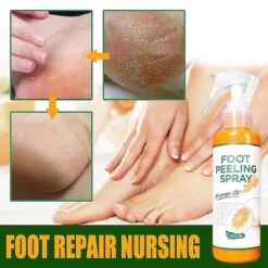 2x 100ml Foot Peeling Spray Natural Orange Essence Pedicure Foot Hand Dead Skin Exfoliator Whiten Foot Care Spray -Cosmetics Promotion Store 962640963 max 1