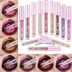 Metallic Liquid Lipstick Lip Color Non-stick Cup Lip Glaze Color Makeup, Pearl Beauty Makeup -Cosmetics Promotion Store 976576162 max